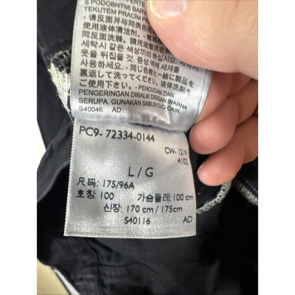 Levi’s Trucker Jacket Black Denim Mens Large Classic Button Front - Picture 9 of 9